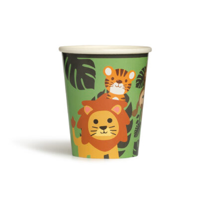 En Folie Jungle Cups (x8)