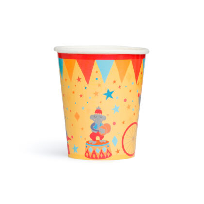 En Folie Birthday Carnival Circus Cups (x8)