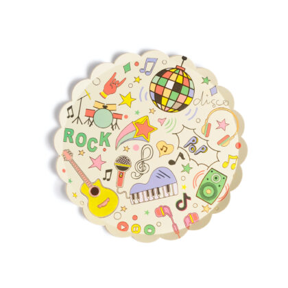 En Folie Music Plates (x8)