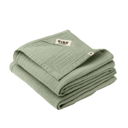Bibs Muslin Cloth 2 Pack Sage