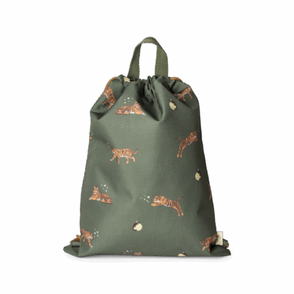 Citron Drawstring Wet Bag Tiger
