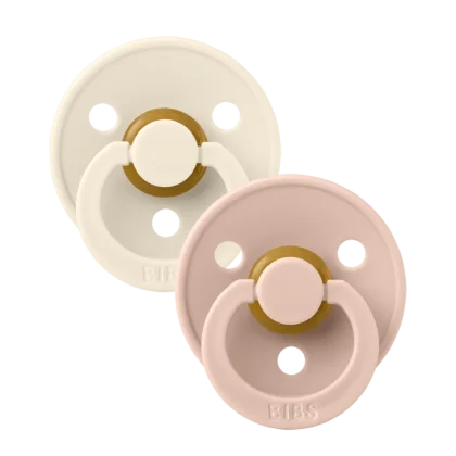 Bibs Pacifier Colour Collection Ivory & Blush