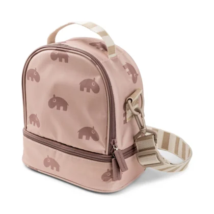Done By Deer Ozzo Kids Insulated Lunch Bag Powder Pink