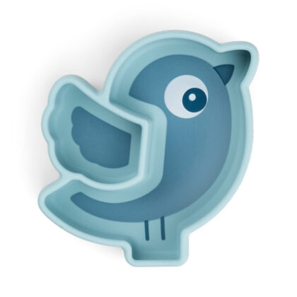 Done By Deer Silicone Stick & Stay Snack Plate Birdee