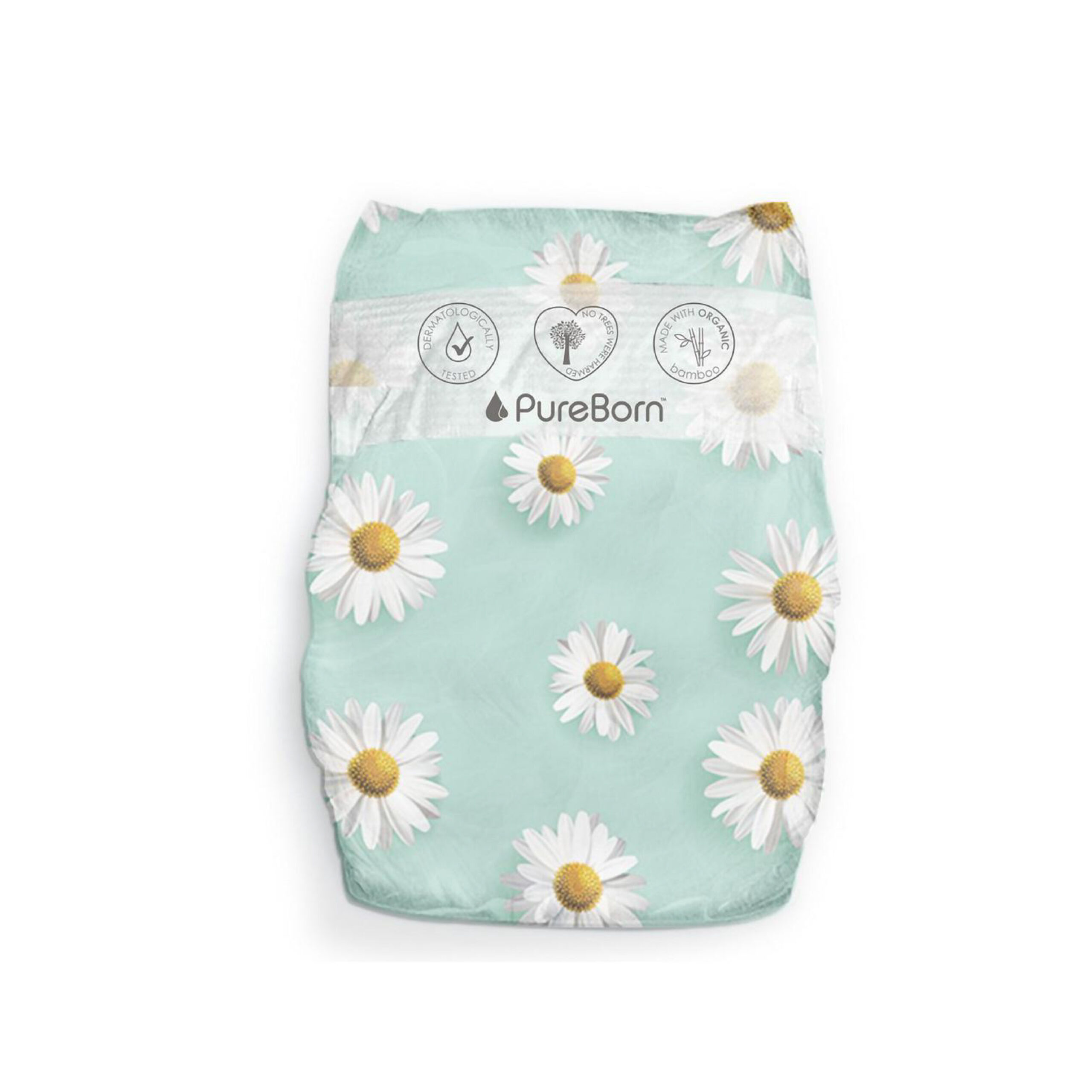 PureBorn Organic Bamboo Diapers Double Pack - Image 15