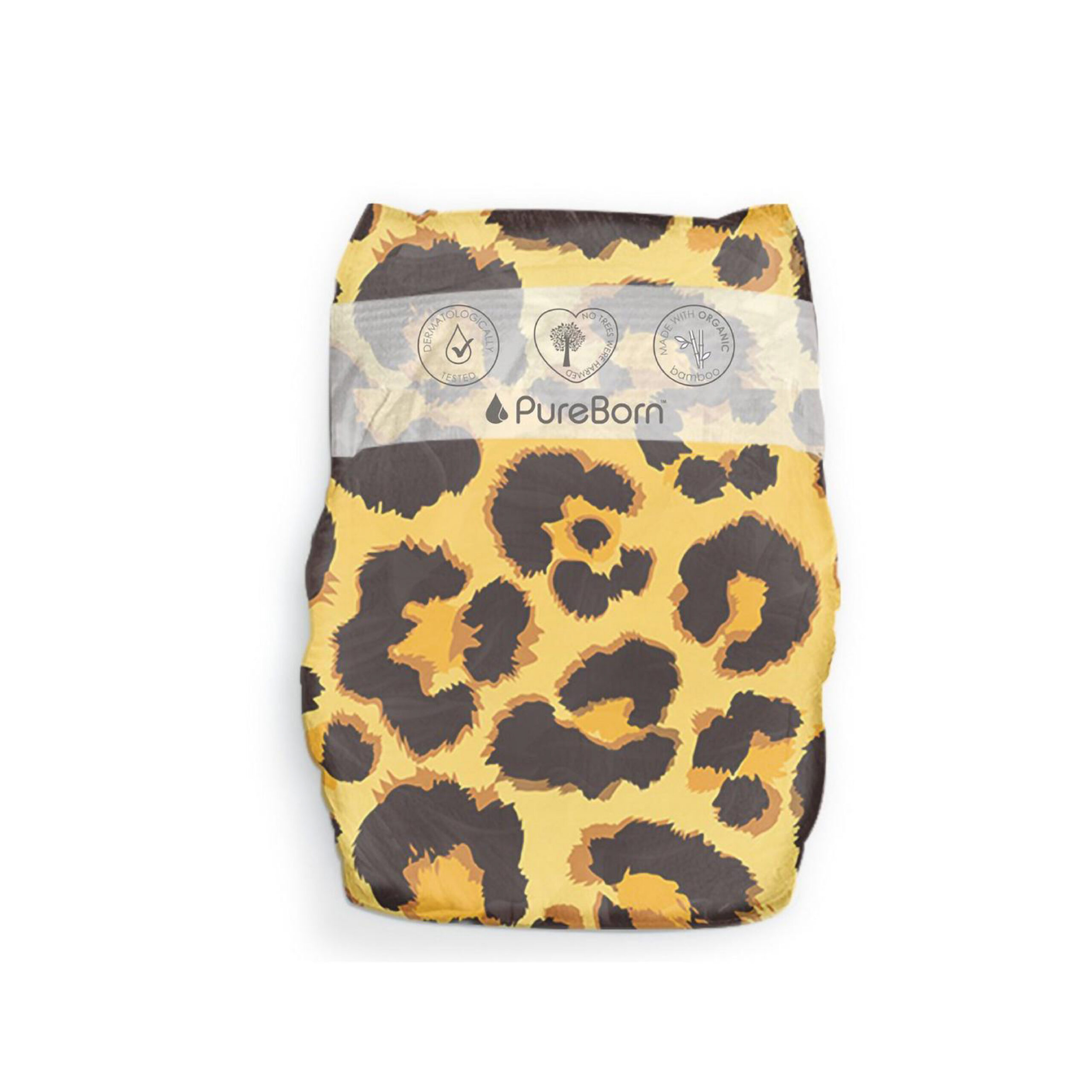 PureBorn Organic Bamboo Diapers Double Pack - Image 14