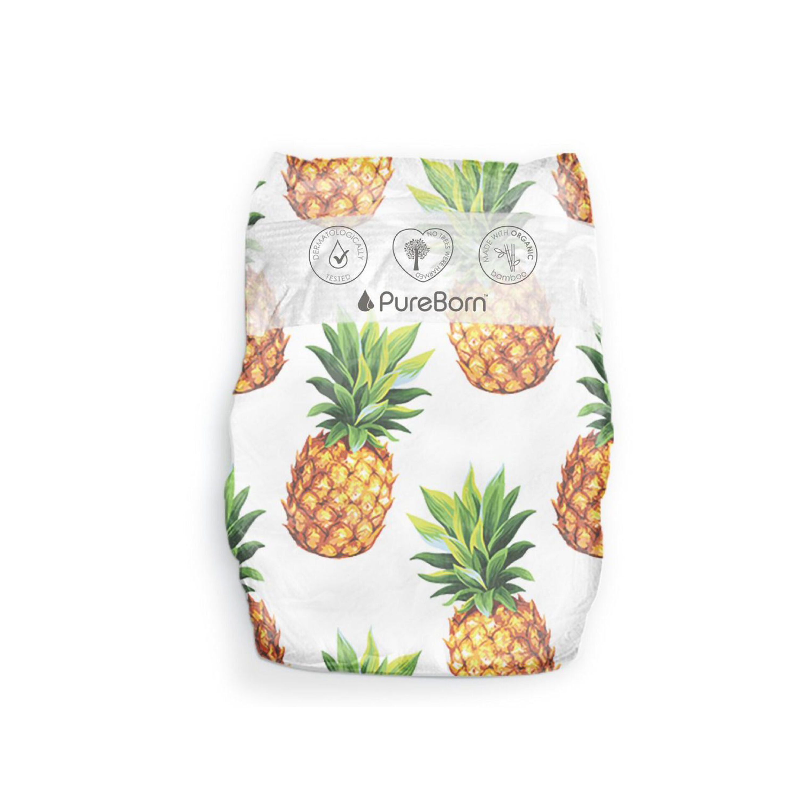 PureBorn Organic Bamboo Diapers Double Pack - Image 13