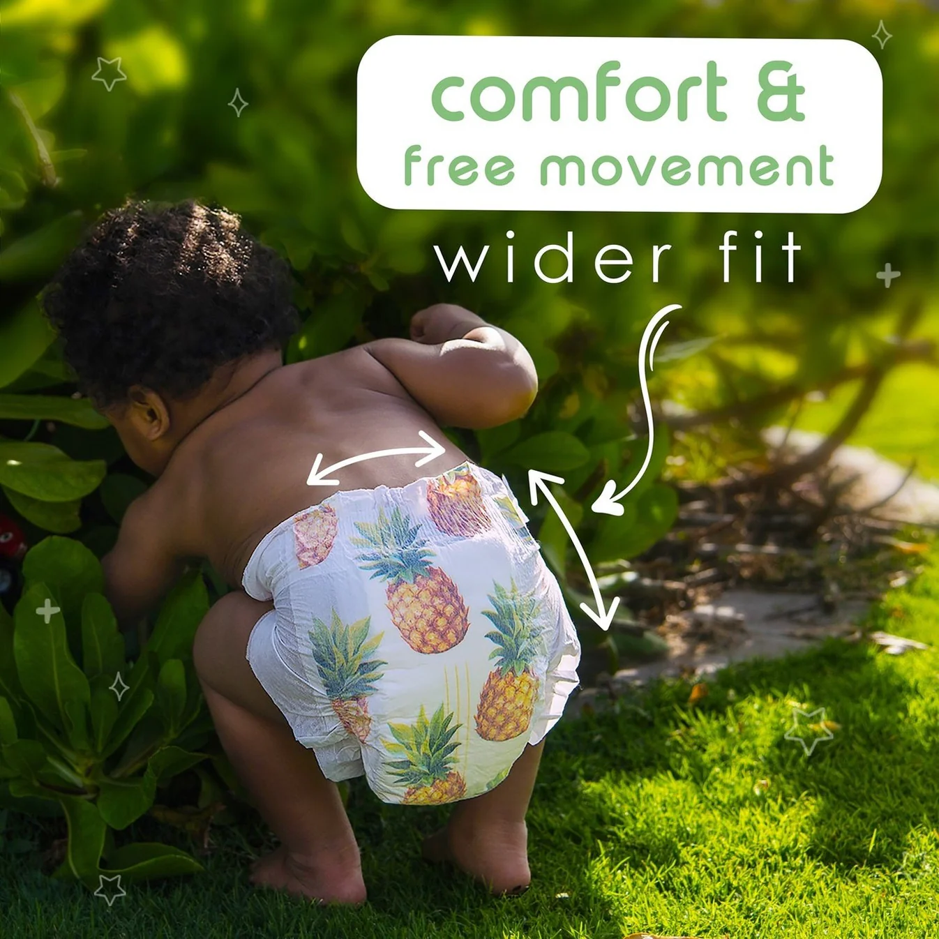 PureBorn Organic Bamboo Diapers Double Pack - Image 3