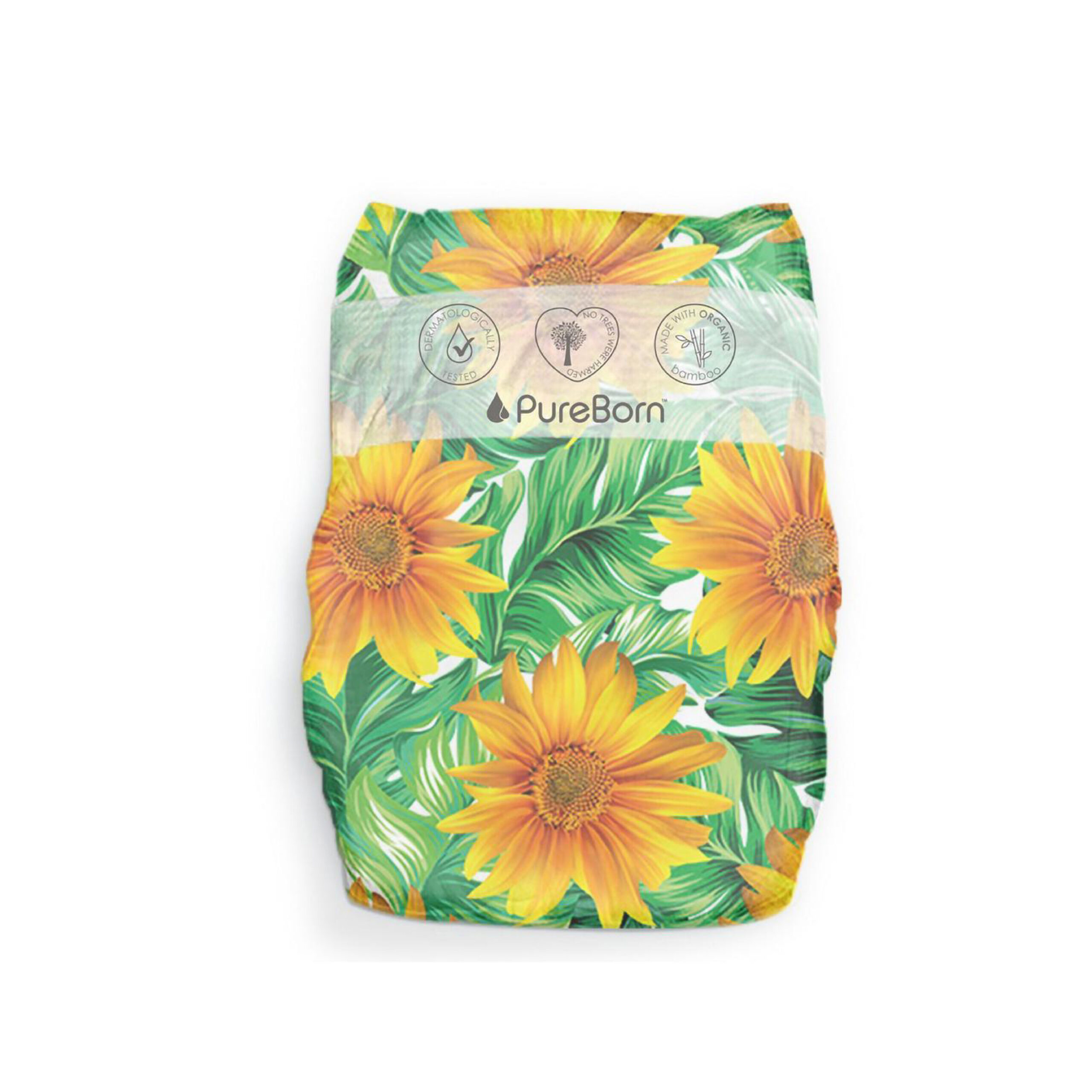 PureBorn Organic Bamboo Diapers Double Pack - Image 12